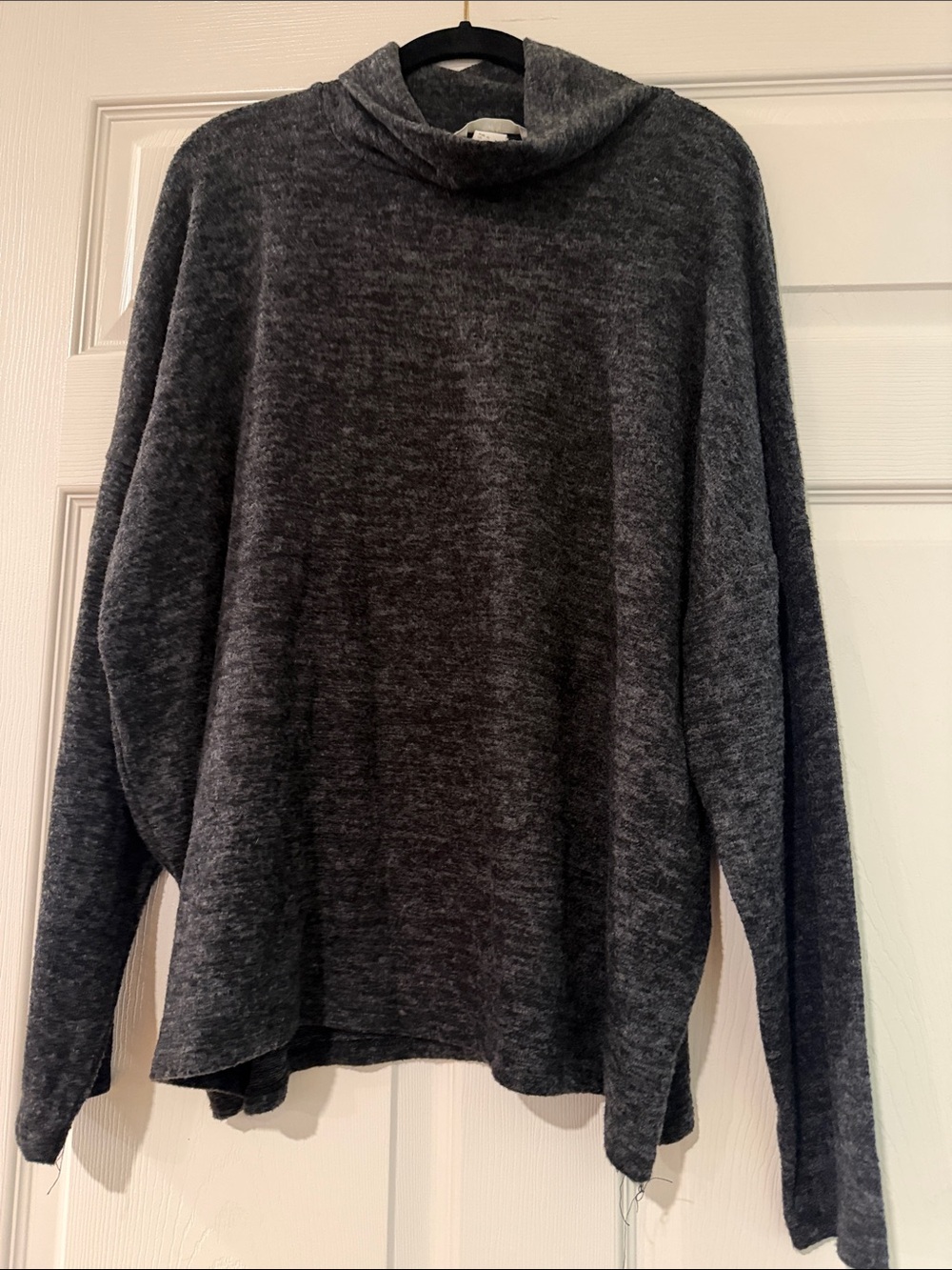 Cozy Charcoal Grey Turtleneck Sweater